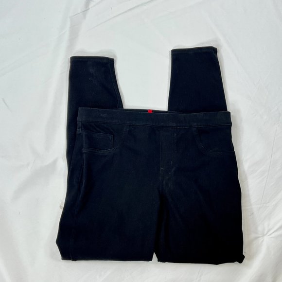 Spanx Size Large Black Jean-ish Leggings - Picture 10 of 14